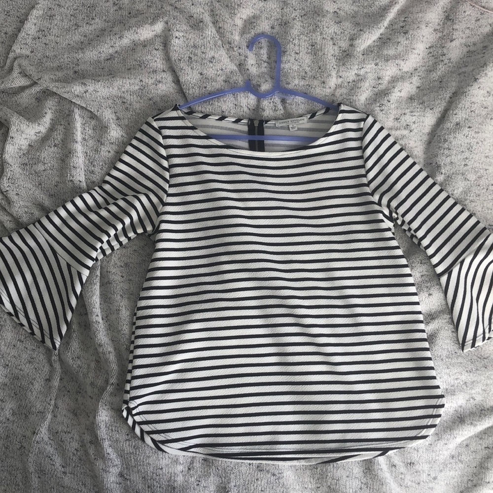 Striped Business Casual Blouse